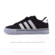 新品 Adidas阿迪达斯官方轻运动Daily 4.0男女复古百搭休闲板鞋经典舒适 防滑耐磨 低帮 板鞋鞋面皮革材质 深蓝色三道杠 美拉德氛围感 橡胶鞋底 耐磨
