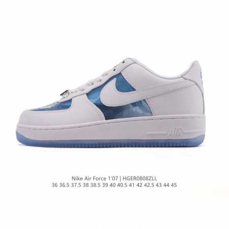 耐克 Nike Air Force 1 '07 Low 空军一号 小白鞋 含气垫 低帮百搭厚底增高休闲运动板鞋。柔软、弹性十足的缓震性能和出色的中底设计，横跨复 - 点击图像关闭