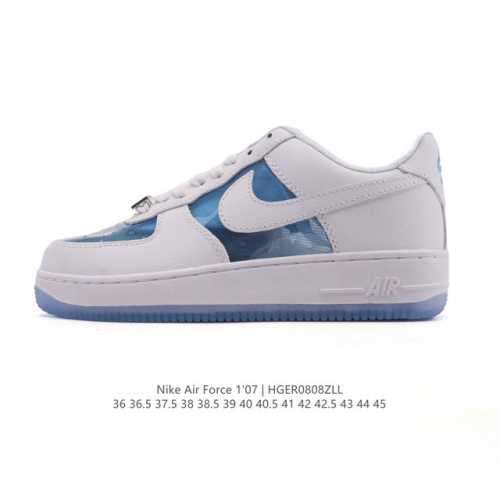 耐克 Nike Air Force 1 '07 Low 空军一号 小白鞋 含气垫 低帮百搭厚底增高休闲运动板鞋。柔软、弹性十足的缓震性能和出色的中底设计，横跨复