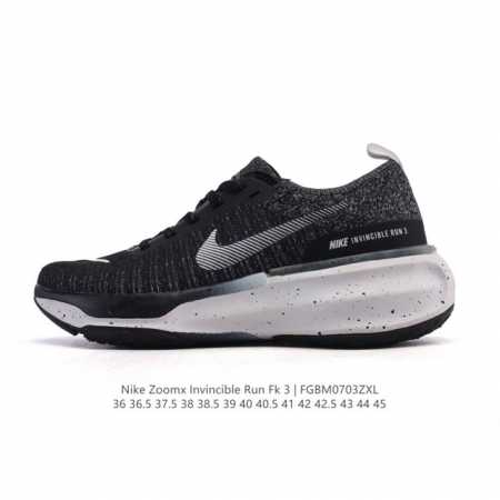 耐克 Nike Zoomx Invincible Run Fk 3 机能风格运动鞋 厚底增高老爹鞋。最新一代的Invincible 第三代来了！首先鞋面采用的是 - 点击图像关闭