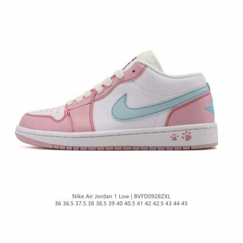 耐克 乔丹Air Jordan 1 Low Aj1 乔1 乔丹1代Aj1 低帮复古文化休闲运动篮球鞋。该鞋款从 1985 年元年款汲取设计灵感，焕新演绎简约经典