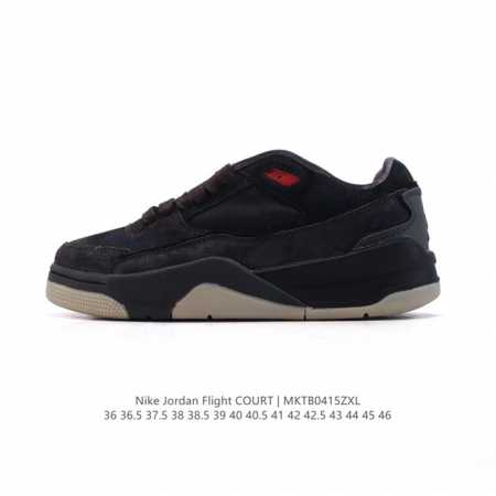 耐克 Nike 乔丹 Jordan Flight Court 时尚休闲 防滑耐磨 低帮运动鞋 复古篮球鞋 男款 Jordan 新鞋型 又来了！新配色曝光！滑板与 - 点击图像关闭