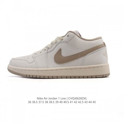 耐克 乔丹Air Jordan 1 Low Aj1 乔1 乔丹1代Aj1 低帮复古文化休闲运动篮球鞋。从1985 年面世的元年款汲取设计灵感，采用简洁大方的经典