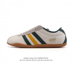 阿迪达斯 Adidas Originals Tokyo 经典舒适 防滑耐磨 低帮 板鞋 男女款 蓝色一双封神｜复古薄底鞋美到犯规啦薄底鞋是今年的流行趋势，这双T