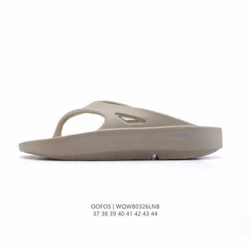 80 【新品】Oofos拖鞋美国Fanture人字拖 一体成型 沙滩拖鞋 休闲家居拖鞋 减震厚底男女情侣凉拖鞋 舒适与时尚并存的拖鞋 足弓支撑运动休闲防滑 Oo