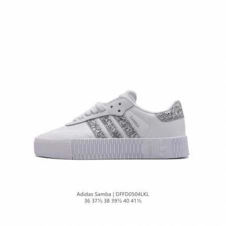 阿迪达斯 德训鞋 Adidas Originals Samba Og Shoes 经典运动鞋小白鞋 T头鞋 男女板鞋 彰显休闲摩登风情的时尚经典鞋。它诞生于50 - 点击图像关闭