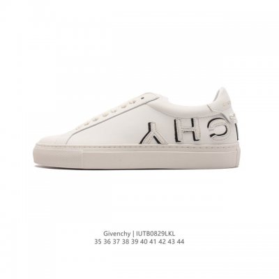 高奢品牌 Gvc纪梵希 男女士板鞋 Givenchy Urban Street Leather Sneakers时装百搭休闲皮革系带小白板鞋 时尚运动鞋 原版克