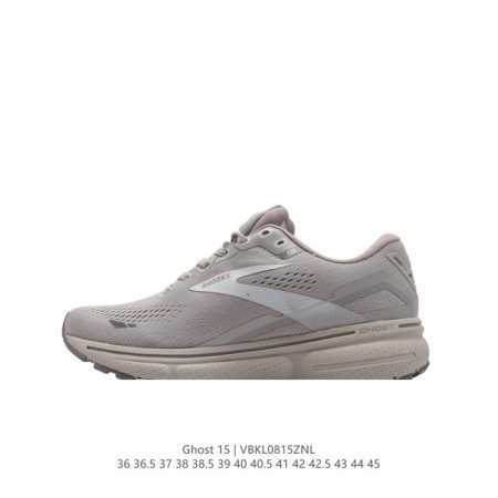 布鲁克斯brooks Ghost 幽灵 15 经典鞋款厚底增高运动老爹鞋，Max 坐垫。最大保护。幽灵麦克斯，作为brooks家的次顶级缓震跑鞋，Ghost 幽 - 点击图像关闭