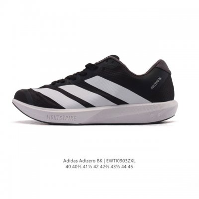 新品 阿迪达斯女款老爹鞋 Adizero Bk 轻便透气缓震竞速跑步运动鞋 Jp8490 薄底竞训定位：前掌19Mm 后掌23Mm超薄中底，配合8.5Mm坡差，
