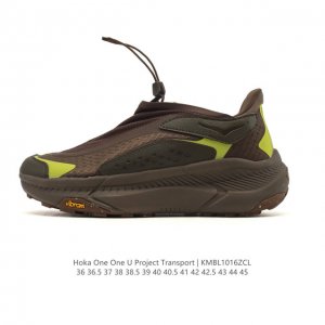 新品公司级 Hoka One One Project Transport 舒适 防滑耐磨 低帮 生活休闲鞋 男女同款 这双鞋也是Hoka提倡环保主义的一双鞋款，