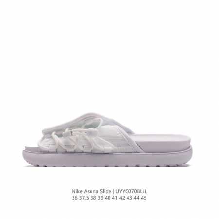 耐克 Nike Asuna Slide 2 Slide 新款可调节夏季休闲沙滩拖鞋 魔术贴一字拖男女凉拖鞋 鞋面侧边加入独特的束绳结构，可让你快速调节贴合度，满 - 点击图像关闭
