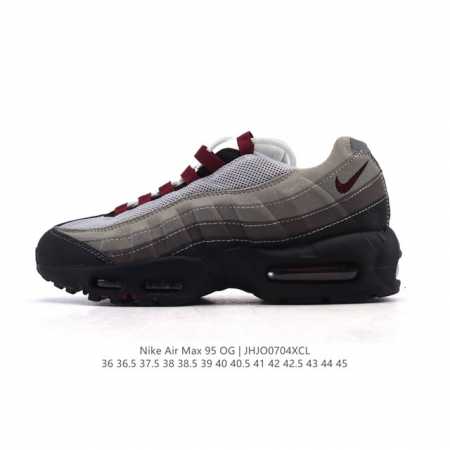 公司级 Nike 耐克 Air Max 95 潮流百搭 气垫缓震慢跑鞋 休闲防滑运动鞋！Nike耐克跑步鞋经典透气舒适运动鞋休闲鞋。为了迎接今年的世界地球日，N - 点击图像关闭