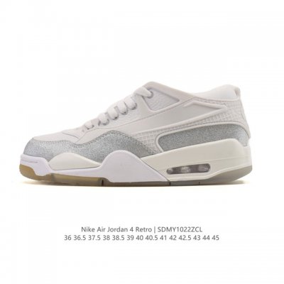 公司级 耐克 Nike Air Jordan 4 Retro Og迈克尔 乔丹Aj4代乔4 低帮复古休闲运动文化篮球鞋。秉承轻量化的速度型篮球鞋设计思想完成设计