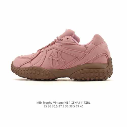 新品公司级 Ny Mlb Trophy Runner 纽约洋基轻量增高厚底运动鞋 低帮 生活休闲鞋 女款 Mlb早秋老爹鞋推荐！！家人们谁懂啊！Mlb老爹鞋简直