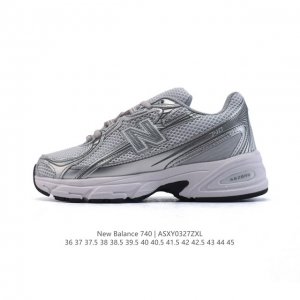 160 new Balance Mr740 Nb新百伦系列复古老爹风休闲运动慢跑鞋。采用轻质牛剖革拼接透气网眼衬垫织物鞋面材质 T-Beam大底提供足步弓支撑