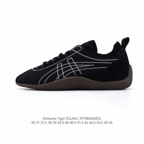 亚瑟士 Onitsuka Tiger鬼塚虎 Sclaw 轻便舒适 防滑耐磨透气支撑 低帮 生活休闲鞋 男女同款，复古美学极简风格，配色独具个性又超级好看。鞋口织