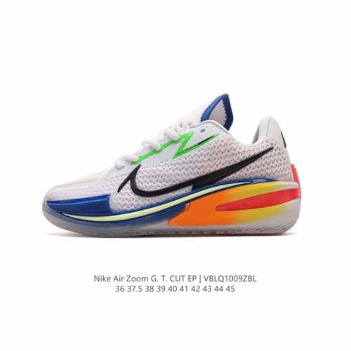公司级 耐克 Nike Air Zoom G.T. Cut Ep 男女士篮球鞋 专为力求在场上大展身手的篮球运动员打造。该鞋款脚感轻盈，贴地设计旨在缩短触地时间