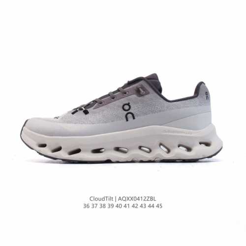 公司级 昂跑 On 训练鞋Cloudtitl 2025新品 蛇年限定 新年鞋子 男女同款防水缓震徒步鞋 厚底增高运动老爹鞋。缓震性能提升：Cloudtilt 采