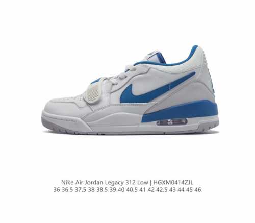 头层皮 耐克 Aj 乔丹 Air Jordan Legacy 312 男女士低帮运动鞋百搭篮球鞋。酷炫混搭，谁人不爱？Air Jordan Legacy 312