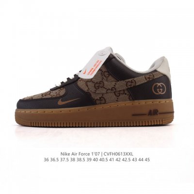 公司级 Af1耐克 Nike Air Force 1 ‘07 Low 空军一号 小白鞋 Gucci联名 厚底增高百搭运动板鞋 原楦头原纸板 打造纯正空军版型，专