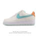 头层皮 真标 耐克 Nike Air Force 1 '07 Low 空军一号含气垫 小白鞋 低帮百搭厚底增高休闲运动板鞋。柔软、弹性十足的缓震性能和出色的中底