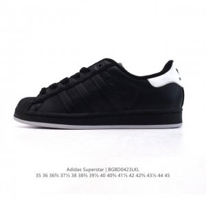 阿迪达斯 Adidas Superstar 2025年新款鞋子 蛇年新款 经典贝壳头系列 新款休闲板鞋潮流男女士运动鞋 鞋面柔软皮革材质 标志性的贝壳鞋头，简约
