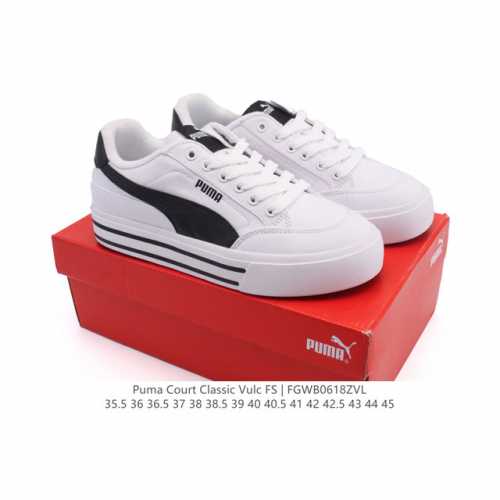 新品公司级 Puma彪马男女Court Classic Vulc Fs运动休闲鞋39635302初夏少年感Ootd｜氛围感工装Look真的不出错！材质上，鞋面布