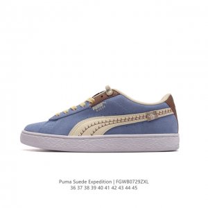 puma 彪马 Suede Expedition低帮男鞋女板鞋耐磨轻便运动鞋休闲鞋 耐磨时尚复古情侣休闲鞋 尺码：36-45 编码：Fgwb0729