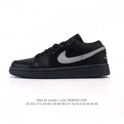 耐克 乔丹Air Jordan 1 Low Aj1 乔1 乔丹1代Aj1 低帮复古文化休闲运动篮球鞋 从1985 年面世的元年款汲取设计灵感 采用简洁大方的经典