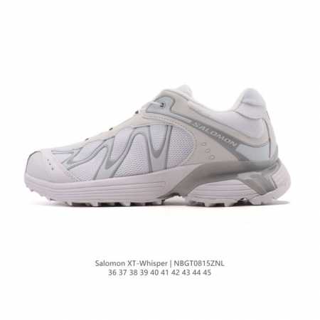 公司级 萨洛蒙 Salomon Xt-Whisper联名银粉色潮流休闲复古跑步鞋 颜值与实力并存的休闲运动鞋。这款鞋的鞋面采用透气网眼材质，保证了良好的透气性， - 点击图像关闭