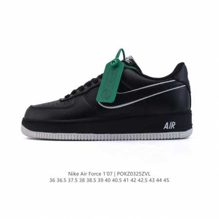 180 公司级【附赠送Logo清洁刷】Af1耐克 Nike Air Force 1 ‘07 Low 空军一号 小白鞋 厚底增高百搭休闲运动板鞋 原楦头原纸板 打 - 点击图像关闭
