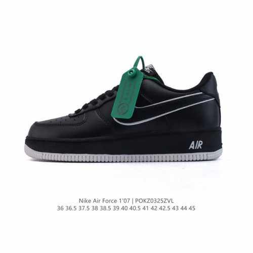 180 公司级【附赠送Logo清洁刷】Af1耐克 Nike Air Force 1 ‘07 Low 空军一号 小白鞋 厚底增高百搭休闲运动板鞋 原楦头原纸板 打