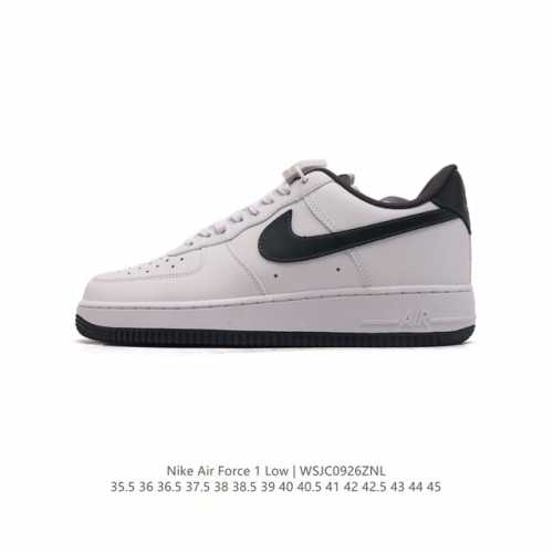 公司级 新款 Af1耐克 Nike Air Force 1 ‘07 Low 空军一号 气垫厚底增高百搭运动板鞋 原楦头原纸板 小白鞋 打造纯正空军版型，专注外贸