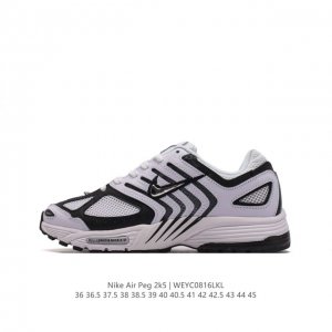 耐克 Nikeairpegasus2K5复古通勤防滑耐磨 低帮 跑步鞋时尚厚底老爹鞋。Peg 专为跑者打造的熟悉弹力脚感再度回归，助你攻克各种目标; 再不然，也