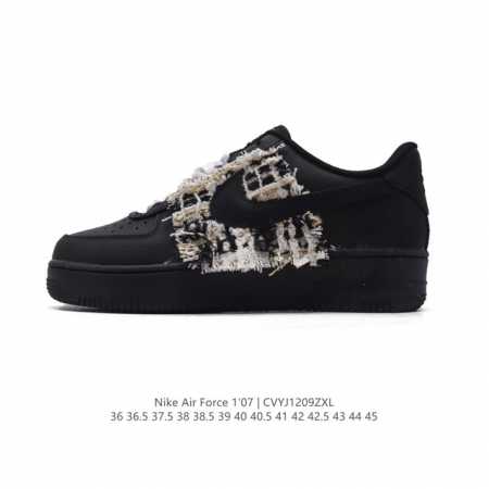 耐克 Nike Air Force 1 '07 Low 空军一号含气垫 小白鞋 低帮百搭厚底增高休闲运动板鞋。柔软、弹性十足的缓震性能和出色的中底设计，横跨复古 - 点击图像关闭