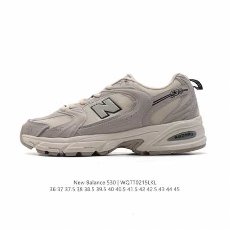 真标 新百伦 Nb530 New Balance 530 复跑古鞋 厚底增高老爹鞋 缓震运动慢跑鞋。Nb530这鞋双确实是Nb家经复典古款式之一，以全科新技诠释 - 点击图像关闭
