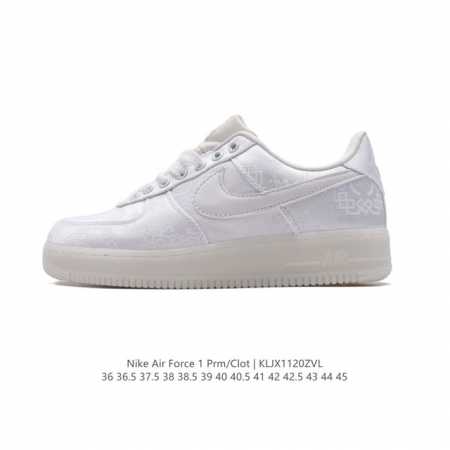 耐克 空军一号 Af1运动板鞋 可撕 陈冠希凝结集团clot X 藤原浩闪电fragment Design X Nike Air Force 1 Jt Prem - 点击图像关闭