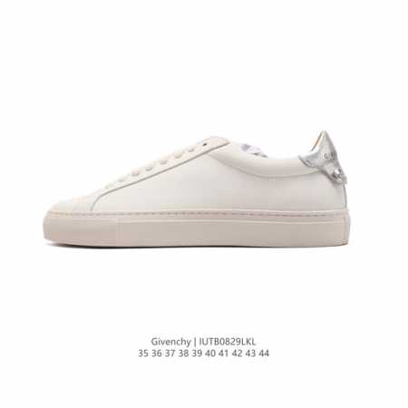 高奢品牌 Gvc纪梵希 男女士板鞋 Givenchy Urban Street Leather Sneakers时装百搭休闲皮革系带小白板鞋 时尚运动鞋 原版克 - 点击图像关闭