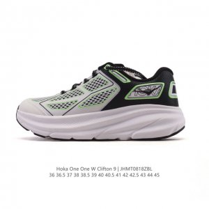 Hoka One One 升级款 Clifton 9 克利夫顿9代 男女士休闲跑步鞋轻量缓震运动鞋。此次，Clifton 9 厚了也轻了。非凡脚感，更厚更轻更稳