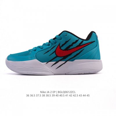 新品 耐克莫兰特二代Ja 2Ep 低帮耐磨实战运动耐克篮球鞋Fd7327-101耐克Nike Ja 2 Ep 舒适百搭 防滑耐磨 低帮#耐克Nike #打篮球当