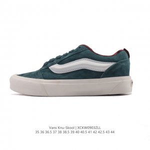 万斯 Vans Knu-Skool Vr3 Lx 面包鞋皮革帆布拼接鞋面。坎普尔 茱利安系列低帮复古硫化休闲运动板鞋“肥胖版大Logo”要说整个 年最为热门的鞋