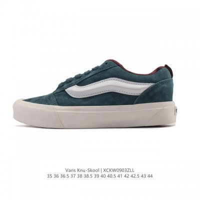 万斯 Vans Knu-Skool Vr3 Lx 面包鞋皮革帆布拼接鞋面。坎普尔 茱利安系列低帮复古硫化休闲运动板鞋“肥胖版大Logo”要说整个 年最为热门的鞋