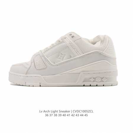 公司级 路易威登 Louis Vuitton Lv路易威登板鞋 时尚运动鞋潮厚底增高男鞋。舒适防滑底和百搭性霸屏整个时尚娱乐圈，细节调整完美主义！采用柔软皮革拼 - 点击图像关闭