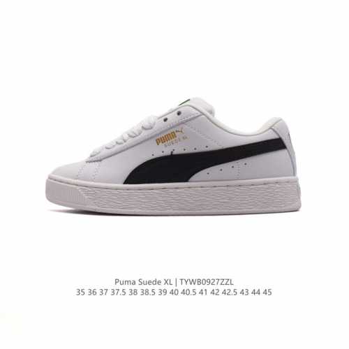 彪马puma Suede Xl 低帮复古轻便透气防滑减震休闲鞋 厚底增高运动板鞋 类型：男女鞋 尺码: 35-45含半码 货号：395777-02 编码：Tyw