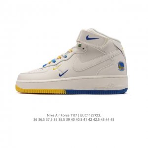 公司级 Nk Air Force 1'07 Mid Af1耐克 空军一号 Af1 中帮 魔术贴 厚底增高运动板鞋 原楦头原纸板 打造纯正空军版型。专注外贸渠道