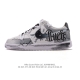 公司级 耐克Nike Court Vision Low 校园风低帮复古篮球板鞋男女运动鞋 解构绑带 双鞋带。延续80年代复古篮球鞋，添加学院风细节。皮革组合鞋面