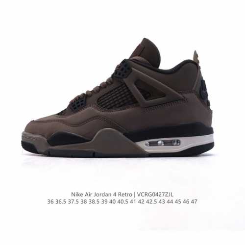 公司级 耐克 Nike Air Jordan 4 Retro Og迈克尔 乔丹Aj4代乔4 中帮复古休闲运动文化篮球鞋。秉承轻量化的速度型篮球鞋设计思想完成设计