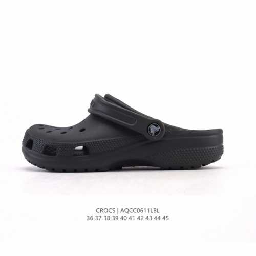 Crocs 沙滩洞洞鞋 男女士休闲厚底增高凉拖鞋 卡骆驰明星同款 厚底增高沙滩鞋 选择尺码时 建议选大一码 脚感更舒适 家居休闲一式两用拖鞋 白敬亭同款，坡跟设