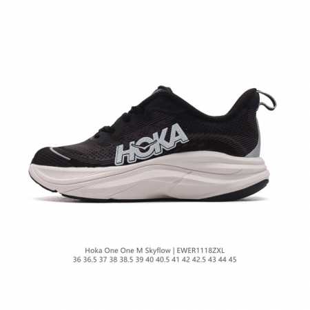 公司级 Hoka One One Skyflow 匠心独运的运动跑鞋 厚底增高老爹鞋 Hoka Skyflow 采用了精致的纱架提花鞋面，缔造出一种宛如量身定制 - 点击图像关闭