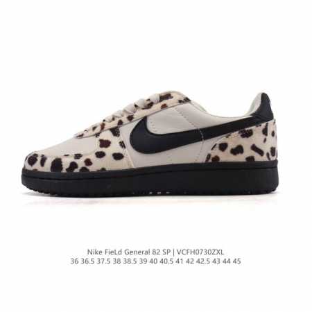 耐克烽火Nike Field General 82 Sp 低帮复古篮球鞋 这款专为烤架战士设计的运动鞋采用 1982 年经典的配色，采用皮革和弹道尼龙鞋面结构， - 点击图像关闭